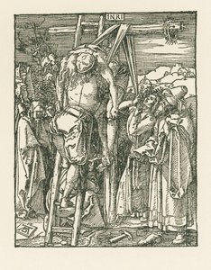Nedstigningen fra korset, ca. 1509-10 (træsnit) af Albrecht Dürer or Duerer