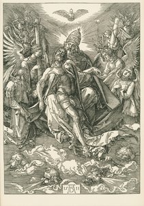 Den hellige treenighed af Albrecht Dürer or Duerer