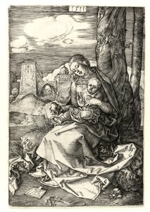 Madonnaen med pæren af Albrecht Dürer