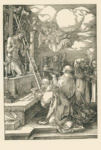 Messen for Sankt Gregorius af Albrecht Dürer or Duerer
