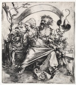 Ravisher, c. 1495 (kaiverrus) af Albrecht Dürer or Duerer