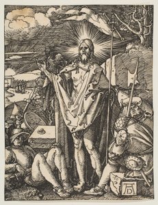 Opstandelsen, fra den lille lidenskab, ca. 1510 af Albrecht Dürer
