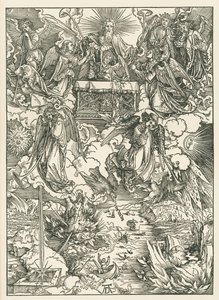 De syv trompeter gives til englene. Johannes