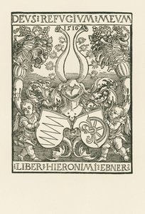 Hieronymus Ebners bogplade af Albrecht Dürer or Duerer