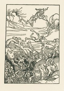De fordømtes evige klagesang af Albrecht Dürer or Duerer