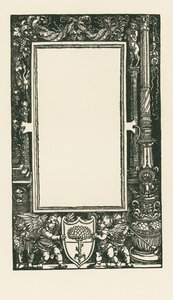 Titelblad til Plutarch: De his qui tarde af Albrecht Dürer or Duerer