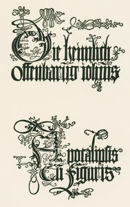 Titel på den tyske udgave fra 1498: Johannes