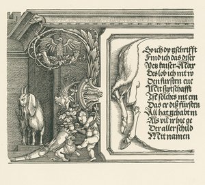 Triumfbue for kejser Maximilian I af Albrecht Dürer or Duerer