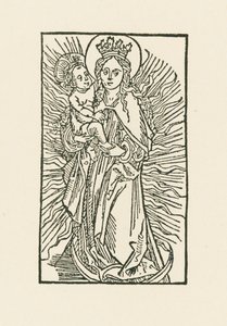 Jomfru Maria i solen af Albrecht Dürer or Duerer