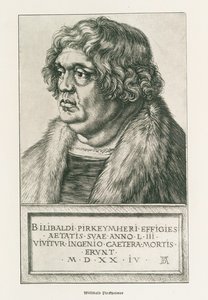 Willibald Pirckheimer af Albrecht Dürer or Duerer