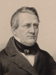 Portræt af komponisten Franz Lachner 1803-1890, 1850. af Albrecht Fürchtegott Schultheiss
