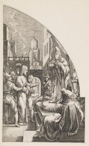 Kristus før Caiaphas af Albrecht von Horn
