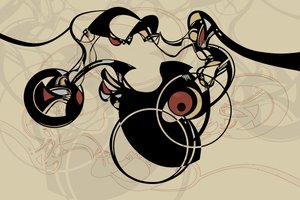 Dynamisk abstrakt strømning af Alejandra Winkhaus