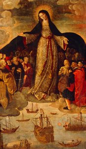 Jomfruen for navigatorerne (midtpanel)