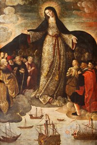 Virgin of the Mareantes altertavle (detaljer)
