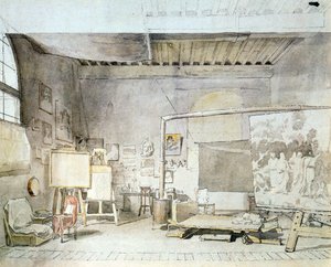 Kunstnerens atelier i Rom