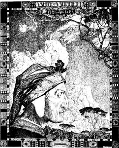 Dante Alighieri, middelalderlig italiensk digter, 1921.