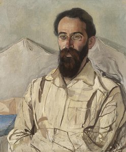 Portræt af Friedrich Eduardovich Krimmer 1888-1963, 1919 af Aleksandr Jakovlevic Golovin