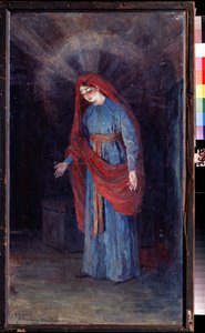 ""Madonna of the Annunciation"" Maleri af Alexander Yakovlevich Golovin (Alexander Golovin) (1863-1930) 1894 State United Art Museum, Kostroma af Aleksandr Jakovlevic Golovin