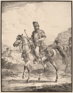 En perser til hest af Aleksandr Osipovich Orlovskii