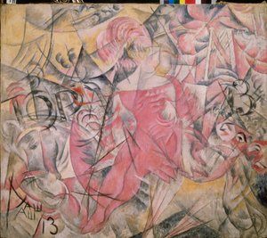 Circus Horsewoman - Maleri af Alexander Vasilyevich Shevchenko (Alexandre Chevtchenko) (1883-1948), olie på lærred