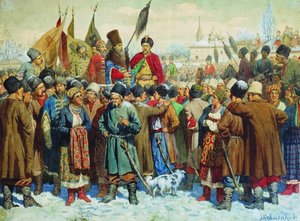 Boyar Vasili Buturlins tale ved Rada of Pereyaslav, 1880