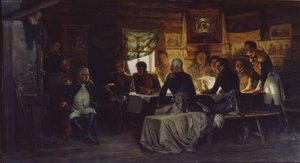 Militærrådet i landsbyen Fili nær Moskva den 13. september 1812, 1882