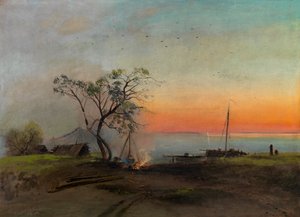 Fiskere ved Volga.