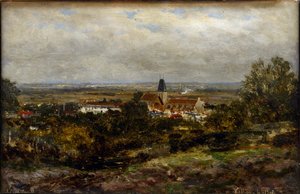 Villiers-le-Bel af Alexey Petrovich Bogolyubov (Bogolyubov y Bogolyubov) (1824-1896) af Aleksei Petrovich Bogolyubov