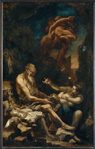 Den hellige Antonius den Stores fristelse ... af Alessandro (style of) Magnasco