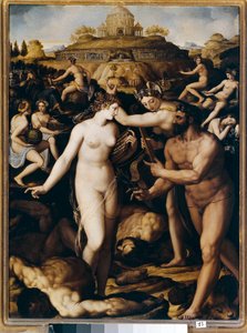 Herkules og muserne (maleri af Alessandro Allori