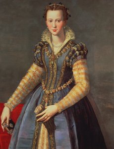 Marie de Medici (1573-1642), hustru til Henri IV af Frankrig (1553-1610) (panel)