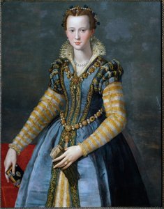 Portræt af Maria af Medicis, hustru til Henrik IV og mor til Louis XIII