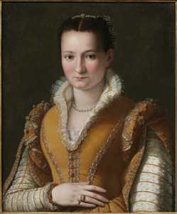 Portræt af en ung kvinde af Alessandro Allori