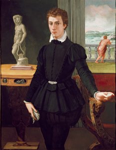 Portræt af en ung mand, efter 1560 af Alessandro Allori