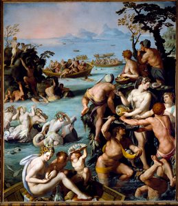 Perlefiskerne, ca. 1570-1573 (olie på skifer)