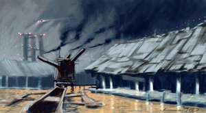 Forventning: huse på pæle (palafitter). Illustration af Alesandro Lonati. 2010 af Alessandro Lonati