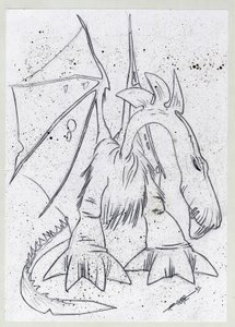 Legendarisk dyr til fantasy illustration: drage. af Alessandro Lonati