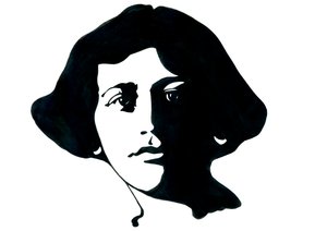 Portræt af Simone Weil (1909-1943), fransk filosof af Alessandro Lonati