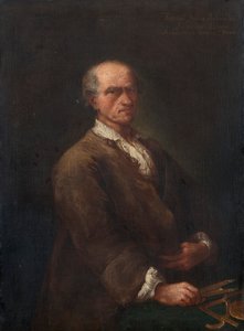 Portræt af Bartolomeo Ferracina 1692-1777, ca 1770.