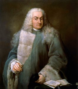 Portræt af Giulio Contarini da Mula (1519-1575), advokat i San Marco, maleri af Alessandro Longhi (1733-1813), Olie på lærred