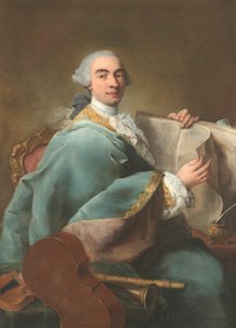 Portræt af en musiker, ca. 1770.