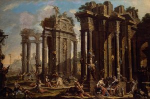 Standsning af Briganderne af Alessandro Magnasco