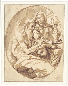 Isak velsigner Jakob af Alessandro Magnasco