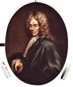 Portræt af en mand En mand af adelen, hovedbeklædning af en paryk og en sort kjole - Maleri af Alessandro Magnasco dit Il Lissandrino (1667-1749) Genes Musei di Strada Nuova inv n PR 371 af Alessandro Magnasco