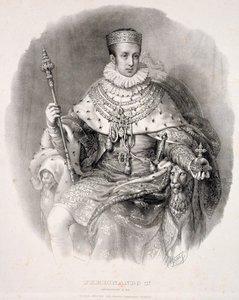 Ferdinand I (1793-1875), konge af Lombardiet-Venetien, i statsklæder, fra 