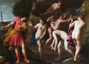 Diana og Actaeon af Alessandro Turchi