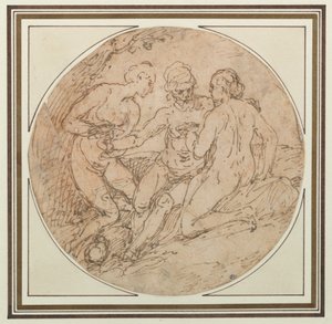 Lot og hans døtre af Alessandro Turchi