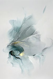 Gylden blågrøn hvirvel af Alevtina Shelest