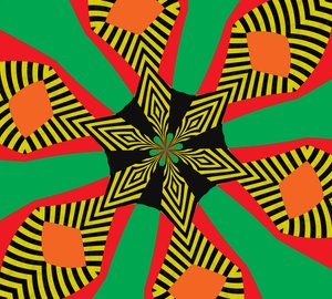 Tegnefilm II, 2019, (blandet medier) af Alex Caminker